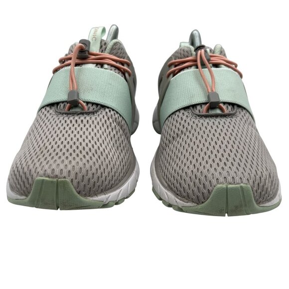 Vionic Berlin Womens 8.5  Gray Mint Mesh Athletic Slip On Sneakers Running Shoes - Picture 4 of 13